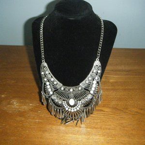 Black Silver Necklace